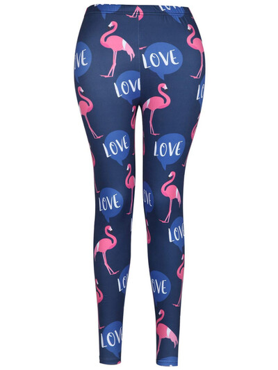 Leopárdmintás leggings női divat alkalmi nadrágok macska tehén állat szálcsiszolt puha harisnya Női nagyméretű fitnesz tornanadrág