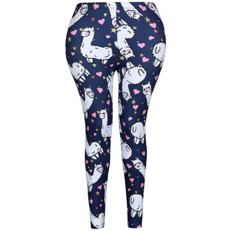 Leopárdmintás leggings női divat alkalmi nadrágok macska tehén állat szálcsiszolt puha harisnya Női nagyméretű fitnesz tornanadrág