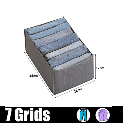 Skapji Apģērbs Organizators Bikses Džinsi Glabāšanas Kaste Skapis Organizators Atvilktnes Apakšveļa Zeķes T-krekli Garderobe Glabāšanas Organizatori