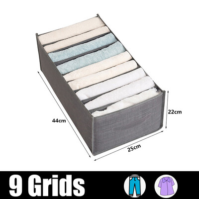 Skapji Apģērbs Organizators Bikses Džinsi Glabāšanas Kaste Skapis Organizators Atvilktnes Apakšveļa Zeķes T-krekli Garderobe Glabāšanas Organizatori
