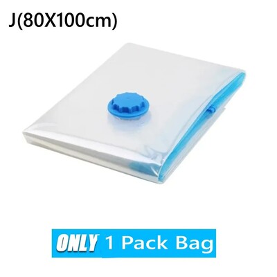 Pachet de 4 saci de depozitare în vid, saci de economisire a spațiului de compresie pentru cuverturi și pături, organizator pentru ambalaje de călătorie pentru haine