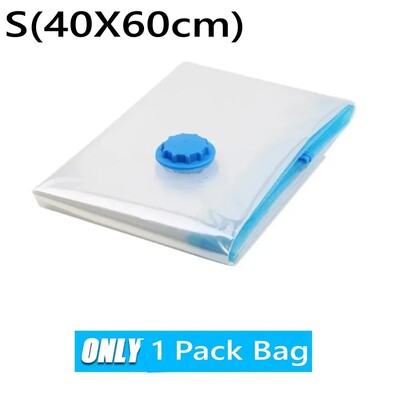 Pachet de 4 saci de depozitare în vid, saci de economisire a spațiului de compresie pentru cuverturi și pături, organizator pentru ambalaje de călătorie pentru haine