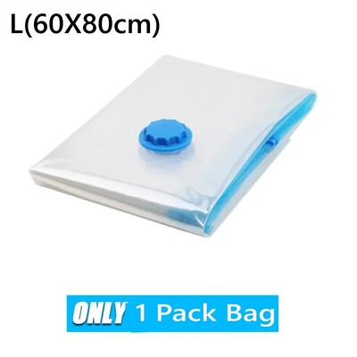 Pachet de 4 saci de depozitare în vid, saci de economisire a spațiului de compresie pentru cuverturi și pături, organizator pentru ambalaje de călătorie pentru haine