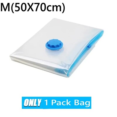 Pachet de 4 saci de depozitare în vid, saci de economisire a spațiului de compresie pentru cuverturi și pături, organizator pentru ambalaje de călătorie pentru haine