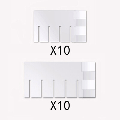 Συρταριέρα 20 τεμαχίων με σταθερές πόρπες, DIY ρυθμιζόμενα εσώρουχα καλλυντικά σκεύη γραφείου Συρτάρια