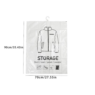 Κρεμαστές τσάντες αποθήκευσης κενού αποθηκευτικού χώρου για ρούχα για κοστούμια, φόρεμα, μπουφάν