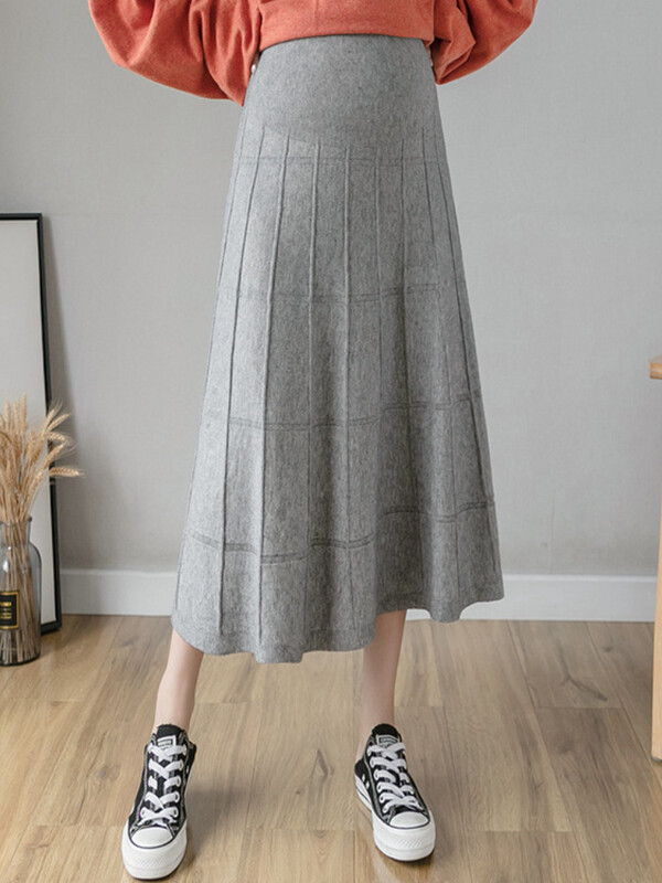 2023. gada rudens ziemas modes svārki grūtniecēm, brīvi, lieli apaki, vēdera drēbes grūtniecēm. Ikdienas fotosesijas svārki grūtniecības laikā