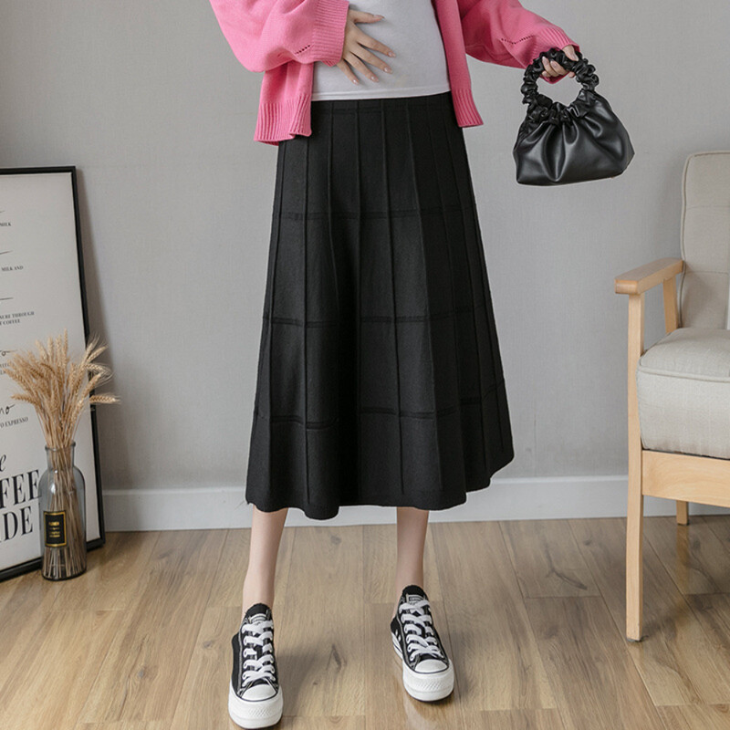 2023. gada rudens ziemas modes svārki grūtniecēm, brīvi, lieli apaki, vēdera drēbes grūtniecēm. Ikdienas fotosesijas svārki grūtniecības laikā