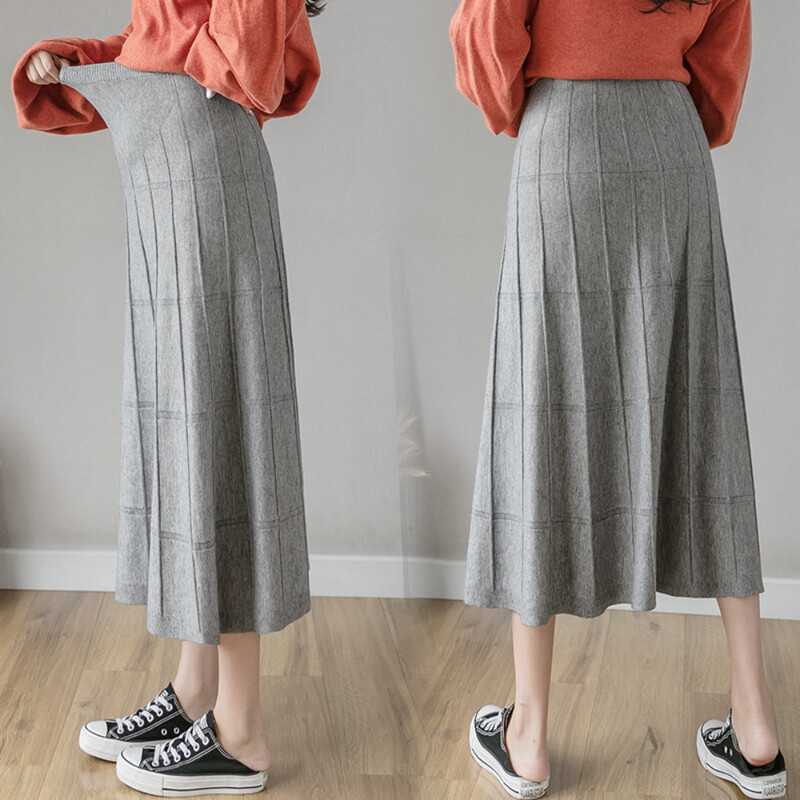 2023. gada rudens ziemas modes svārki grūtniecēm, brīvi, lieli apaki, vēdera drēbes grūtniecēm. Ikdienas fotosesijas svārki grūtniecības laikā