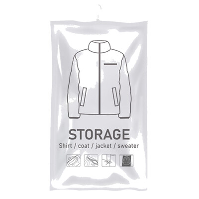 Κρεμαστά τσάντες εξοικονόμησης χώρου Αποθήκευση χώρου αποθήκευσης Τσάντες ρούχων Τσάντα αποθήκευσης συμπίεσης για ρούχα Κοστούμια Μπουφάν φόρεμα