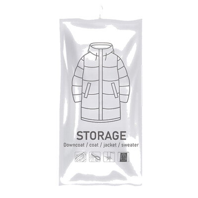 Κρεμαστά τσάντες εξοικονόμησης χώρου Αποθήκευση χώρου αποθήκευσης Τσάντες ρούχων Τσάντα αποθήκευσης συμπίεσης για ρούχα Κοστούμια Μπουφάν φόρεμα