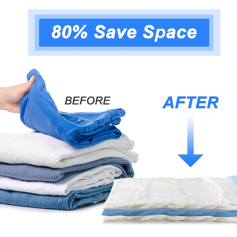 12 vnt suspaudimo maišeliai Kelioniniai daugkartiniai suvyniojami vakuuminiai laikymo maišeliai Erdvę taupantys pakavimo maišeliai lagaminams Tvarkyklės