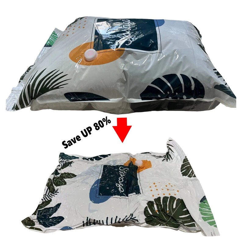 Erdvę taupantys vakuuminiai sandarikliai, maišeliai antklodėms ir antklodėms Drabužių namų pakavimo organizatorius