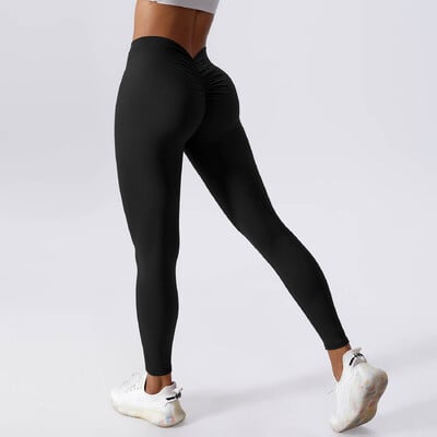 Magas derekú varrat nélküli leggings női edzőterem Push Up leggings sport női fitnesz futó jóga nadrág leggings a fitneszhez szűk