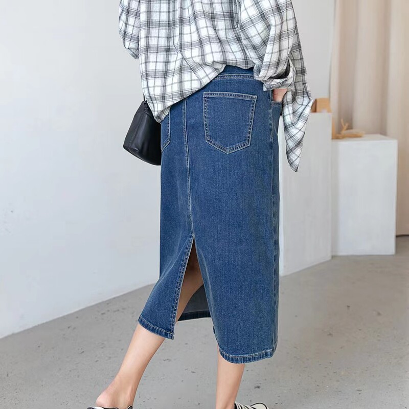 260# Vasaras Rudens Stretch Džinsu Grūtnieču Zīmulis Svārki Elastīgs Viduklis Vēders Džinsi Apģērbi Grūtniecēm Ikdienas grūtniecība