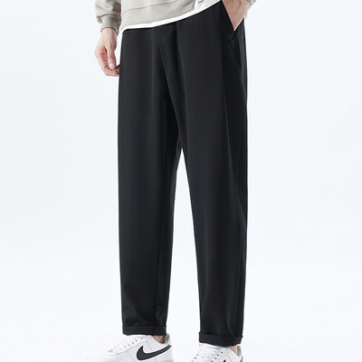 Rollsrari 2023 tavaszi új melegítőnadrág férfi kényelmes kocogó nadrág férfi húzózsinóros atlétikai edzésnadrág nyári hideg jeges selyem