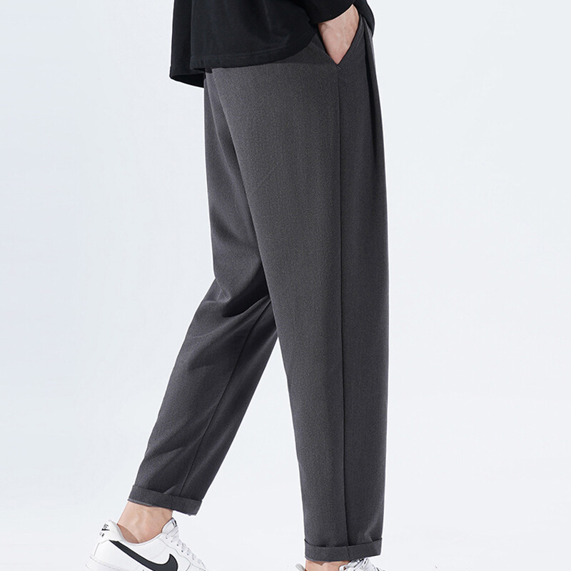 Rollsrari 2023 tavaszi új melegítőnadrág férfi kényelmes kocogó nadrág férfi húzózsinóros atlétikai edzésnadrág nyári hideg jeges selyem