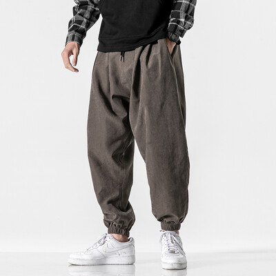 Pantaloni negri de toamnă pentru bărbați Hip Hop Streetwear Moda Jogger Pantaloni harem Pantaloni de trening casual Pantaloni pentru bărbați Mărime mare M 5XL