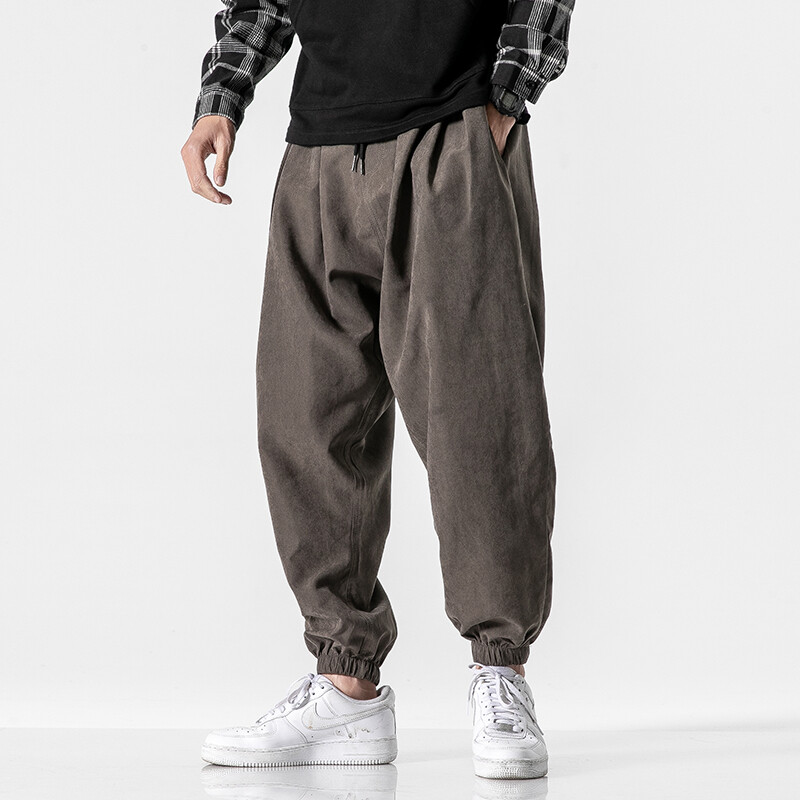 Pantaloni negri de toamnă pentru bărbați Hip Hop Streetwear Moda Jogger Pantaloni harem Pantaloni de trening casual Pantaloni pentru bărbați Mărime mare M 5XL
