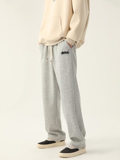 Muške hlače za trčanje, široke hlače, neutralne prozračne široke hlače za van, modni dizajn, hlače za trčanje, nove trenirke 2024.