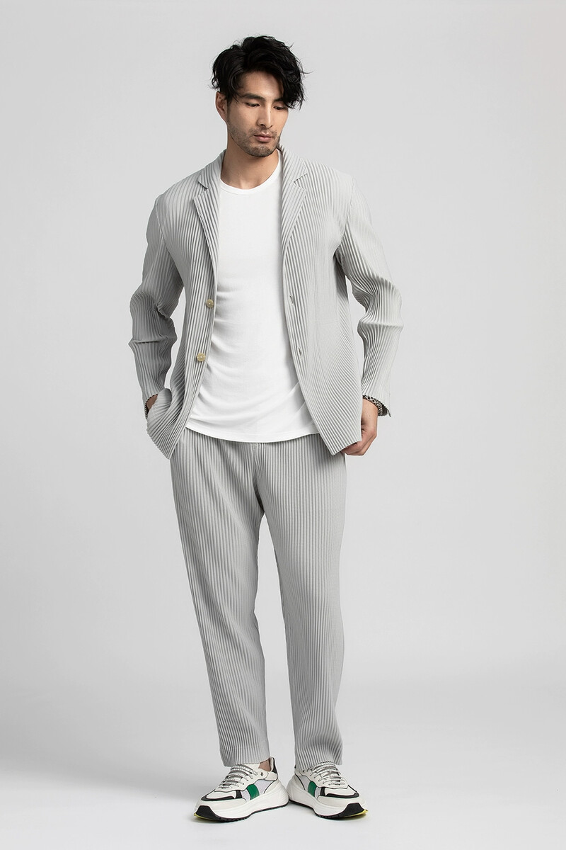 Miyake kroku bikses vīriešiem Ikdienas bikses Vīriešu japāņu ielas apģērbs Vīriešu modes japāņu stila bikses Baggy bikses savvaļas bikses