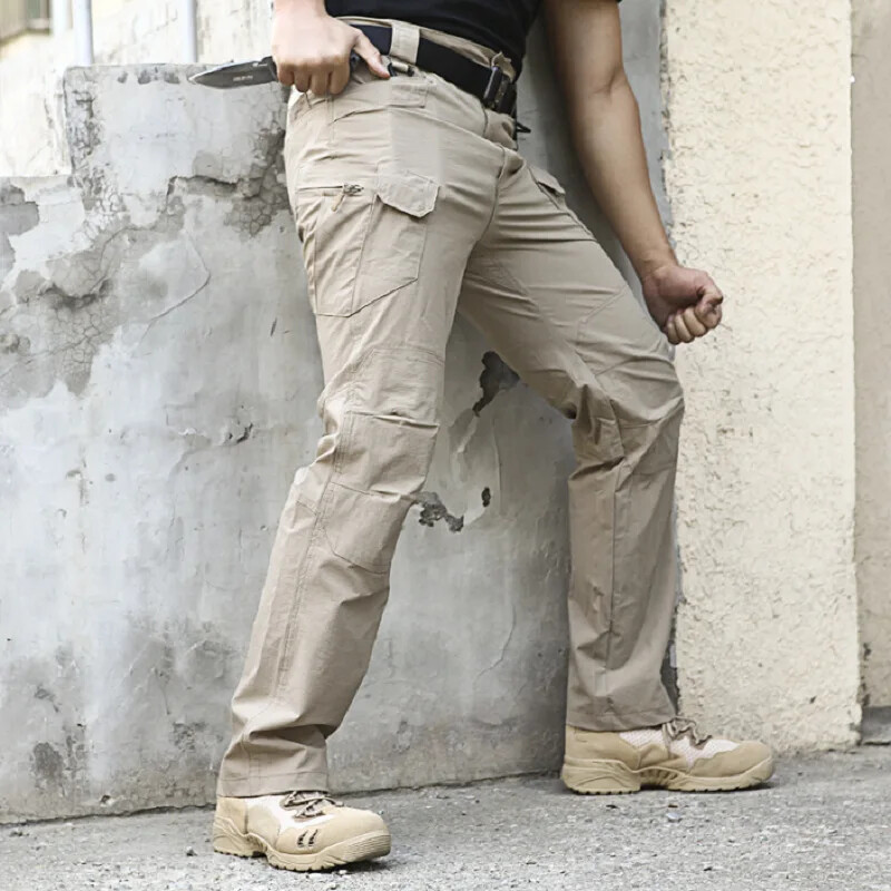 Āra ātri žūstošās bikses taktiskās bikses nodilumizturīgas vairāku kabatu brīvas darba bikses kaujas bikses alpīnisma bikses