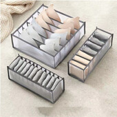 Trīsdaļīga apakšveļas glabāšanas kastes atvilktņu tips trīs vienā daudzfunkcionāls komplekts mājas daudzslāņu nodalījuma krūštura apdares kaste