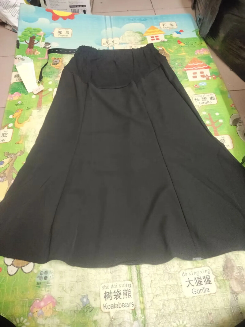 Korejski stil 2024 proljeće trbušne suknje za trudnice trbuščić duge trudničke suknje riblji rep crna kišobran suknja odijela suknje