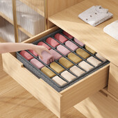 Liela ietilpība Apakšveļa Kaklasaites Zeķes Glabāšana 24 Režģa krūšturis Biksītes organizators Vietu taupoša atvilktne Garderobes sadalītāji