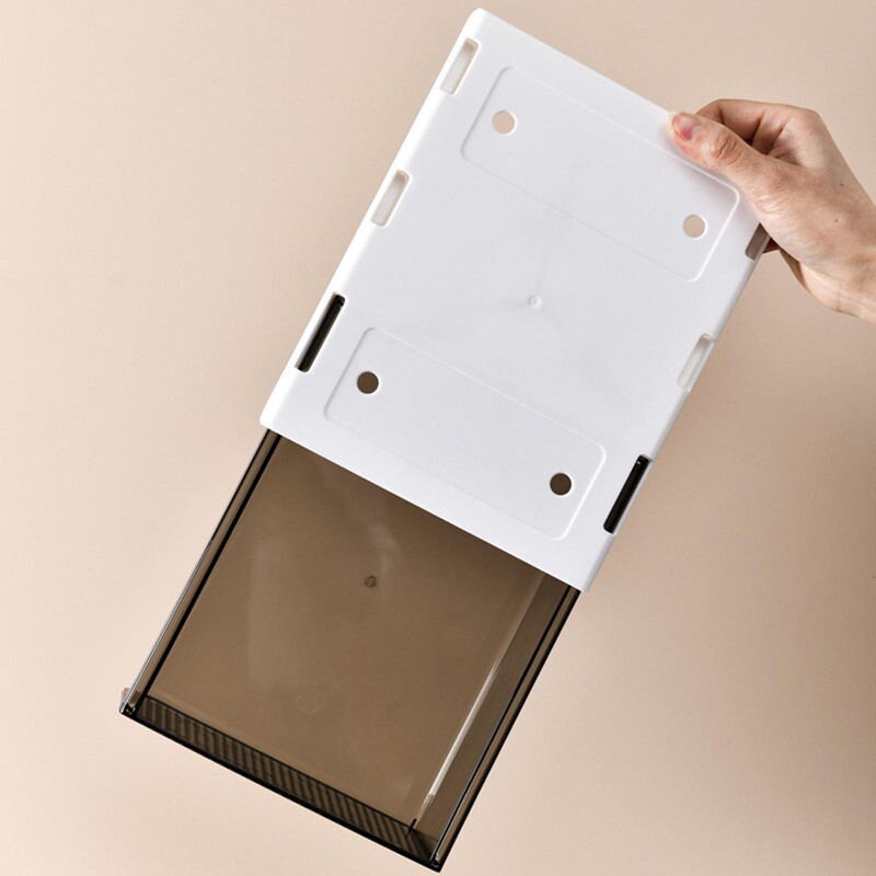 Fiók stílusú tárolódoboz az asztali íróasztal rendszerező alatt, nagy kapacitású kivehető