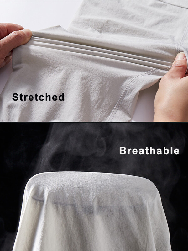 Vasaras vieglas un plānas sporta bikses vīriešiem, elpojošas, ātri nožūstošas āra sporta golfa bikses vīriešu elastīgas neilona ikdienišķas garās bikses