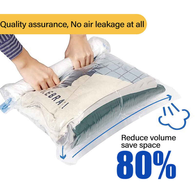 1/12 buc. Saci de depozitare în vid, pliante, comprimate, pentru economisirea spațiului pentru haine, pături, accesorii de depozitare pentru călătorie de dimensiuni mari