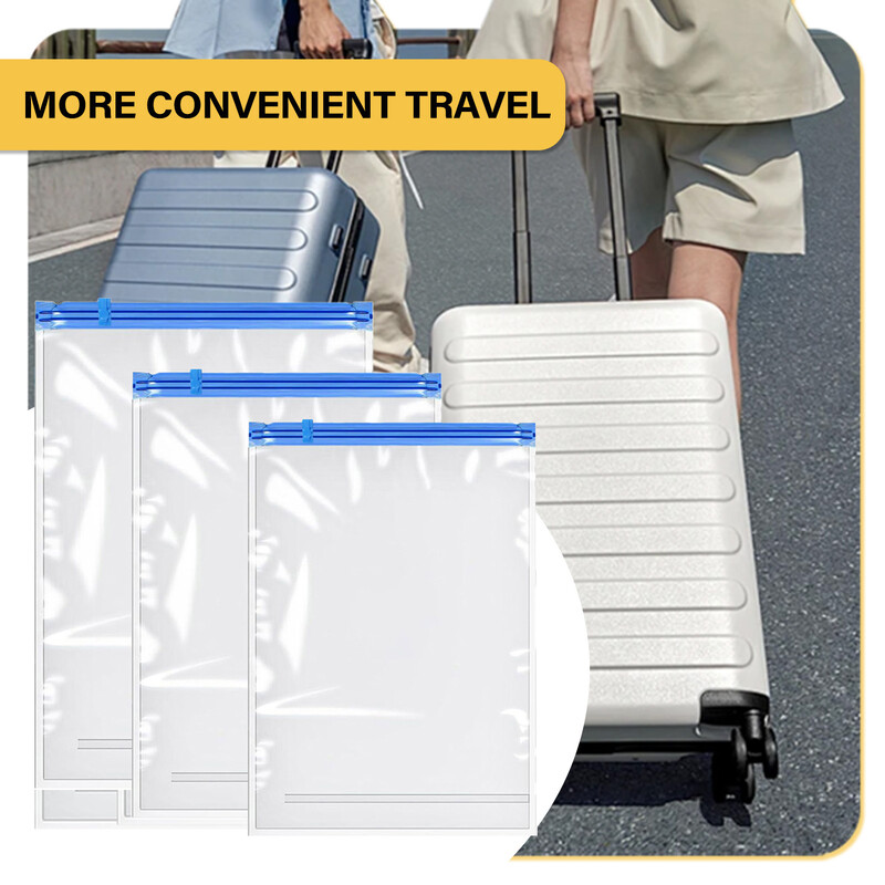 1/12 buc. Saci de depozitare în vid, pliante, comprimate, pentru economisirea spațiului pentru haine, pături, accesorii de depozitare pentru călătorie de dimensiuni mari