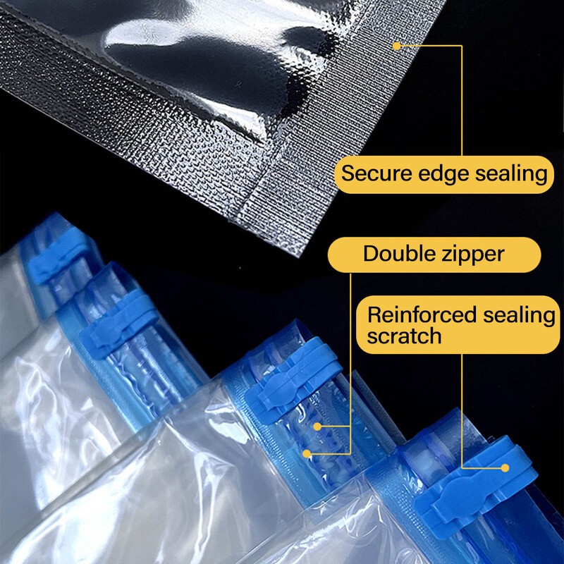 1/12 buc. Saci de depozitare în vid, pliante, comprimate, pentru economisirea spațiului pentru haine, pături, accesorii de depozitare pentru călătorie de dimensiuni mari