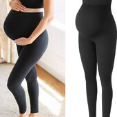 Magas derekú terhességi leggings Skinny kismama ruhák terhes nőknek Belly Support Kötött leggins Body Shaper nadrág