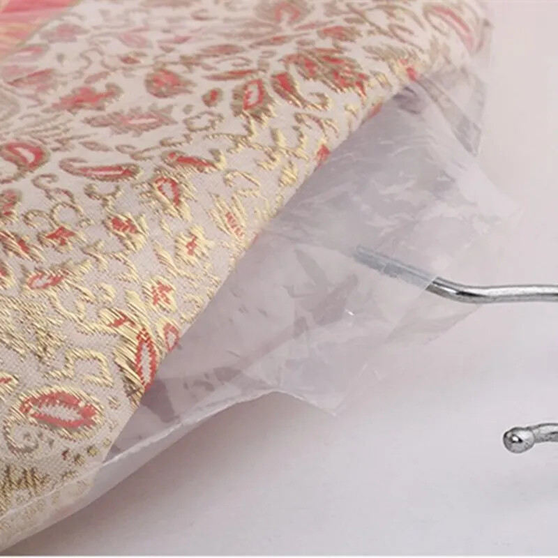 30 gab. Caurspīdīgi piekaramie apģērbi Putekļu aizsargs Apģērbs Putekļu necaurlaidīgs glabāšanas soma Garderobes skapis Plastmasas pārvalks Apģērba mētelis Uzvalka aizsargs