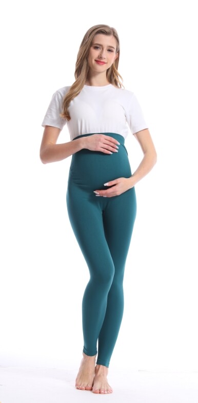 Jaunas bikses ar augstu vidukli, šauri grūtnieču apģērbi grūtniecēm, kas atbalsta vēderu, augstas elastības legingi grūtniecēm
