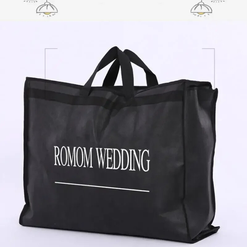 Kāzu putekļu pārsegs, salokāms pārnēsājams divējāda lietojuma kleitu uzglabāšanas soma, JE003