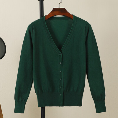 Μαύρη κομμένη ζακέτα γυναικεία ρούχα Μπλούζες ζέρσεϊ Γυναικείο παλτό άνοιξη 2024 Μακρυμάνικο κορυφαίο πλεκτό πουλόβερ κορεατικής μόδας