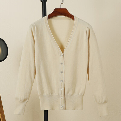 Μαύρη κομμένη ζακέτα γυναικεία ρούχα Μπλούζες ζέρσεϊ Γυναικείο παλτό άνοιξη 2024 Μακρυμάνικο κορυφαίο πλεκτό πουλόβερ κορεατικής μόδας