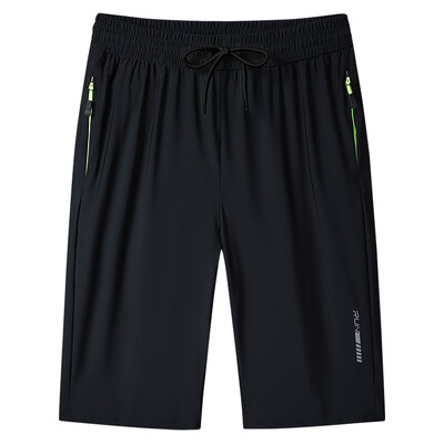 Ljetne ledene svilene trenirke Hlače do teleta Brzosušeće sportske/teretanske kratke hlače Rastezljive najlonske 3/4 Capris hlače velika veličina 8XL