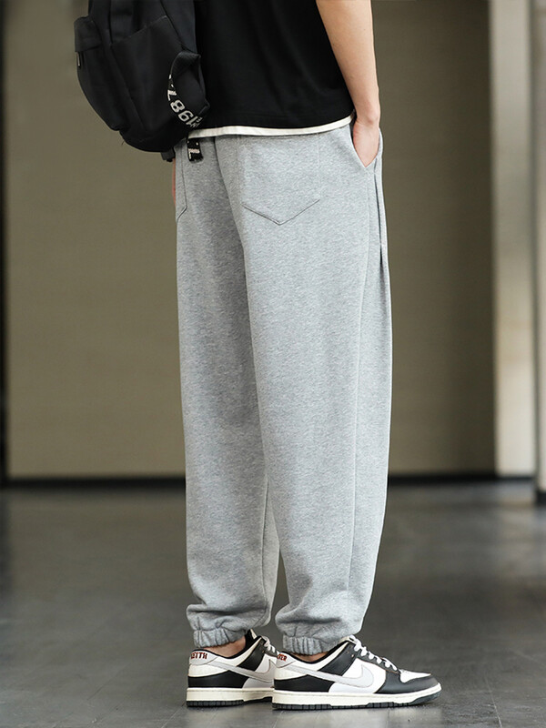 2023. Nove muške trenirke za trčanje, modna ulična odjeća s uzicom, ležerne široke hlače, muške pamučne široke harem hlače, velika veličina 8XL