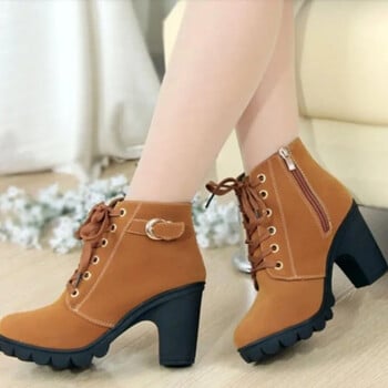 2023 New Winter Women Pumps Boots Υψηλής ποιότητας Αδιάβροχα Ζεστά Γυναικεία Παπούτσια Μόδα Γυναικεία Μποτάκια Αστραγάλου Μεγάλο μέγεθος 43 Γρήγορη αποστολή