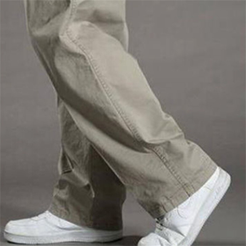 Férfi teherhordó nadrágok nyári tavaszi pamut munkaruha pamut nagy méretű alkalmi hegymászó kocogók melegítőnadrágok hombre őszi nadrágok