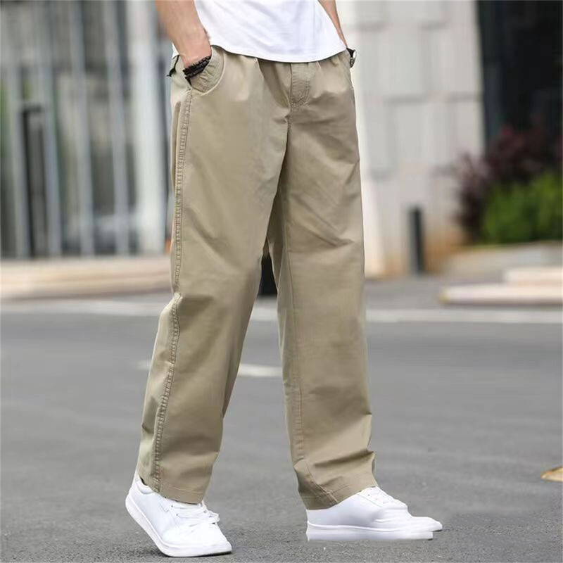 Férfi teherhordó nadrágok nyári tavaszi pamut munkaruha pamut nagy méretű alkalmi hegymászó kocogók melegítőnadrágok hombre őszi nadrágok