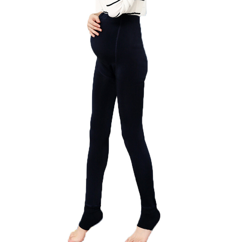 Zimska flis odjeća za trudnice Majčinske hlače Podebljani samt Hlače za trudnice Tople tajice od kašmira