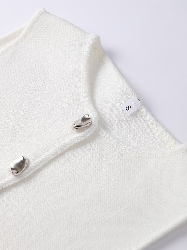 Ikdienišķa vienrindas veste Crop Tops Sieviešu Eleganta veste bez piedurknēm ar O veida kakla izgriezumu 2024. gada vasaras jauns dāmu modes apģērbs