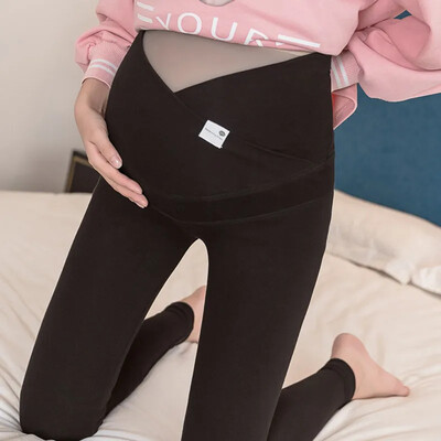Across V Low Waist Belly Cotton κολάν εγκυμοσύνης Άνοιξη Casual Skinny Pants Ρούχα για έγκυες γυναίκες Φθινοπωρινή εγκυμοσύνη