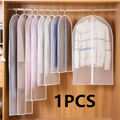 Putekļu necaurlaidīgs apģērba aizsargmaiss Pilnībā slēgts drēbju pārvalks ar rāvējslēdzēju Apģērbu maisiņi Piekarināms izturīgs apģērbu glabāšanas maisiņš