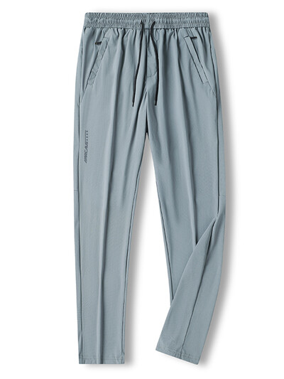 Vasaras rāvējslēdzēja kabatas Vīriešu sporta bikses Elpojošas Ātri Dry Stretch Neilona Ikdienas sporta bikses Liela izmēra Taisnas Sporta Bikses 8XL